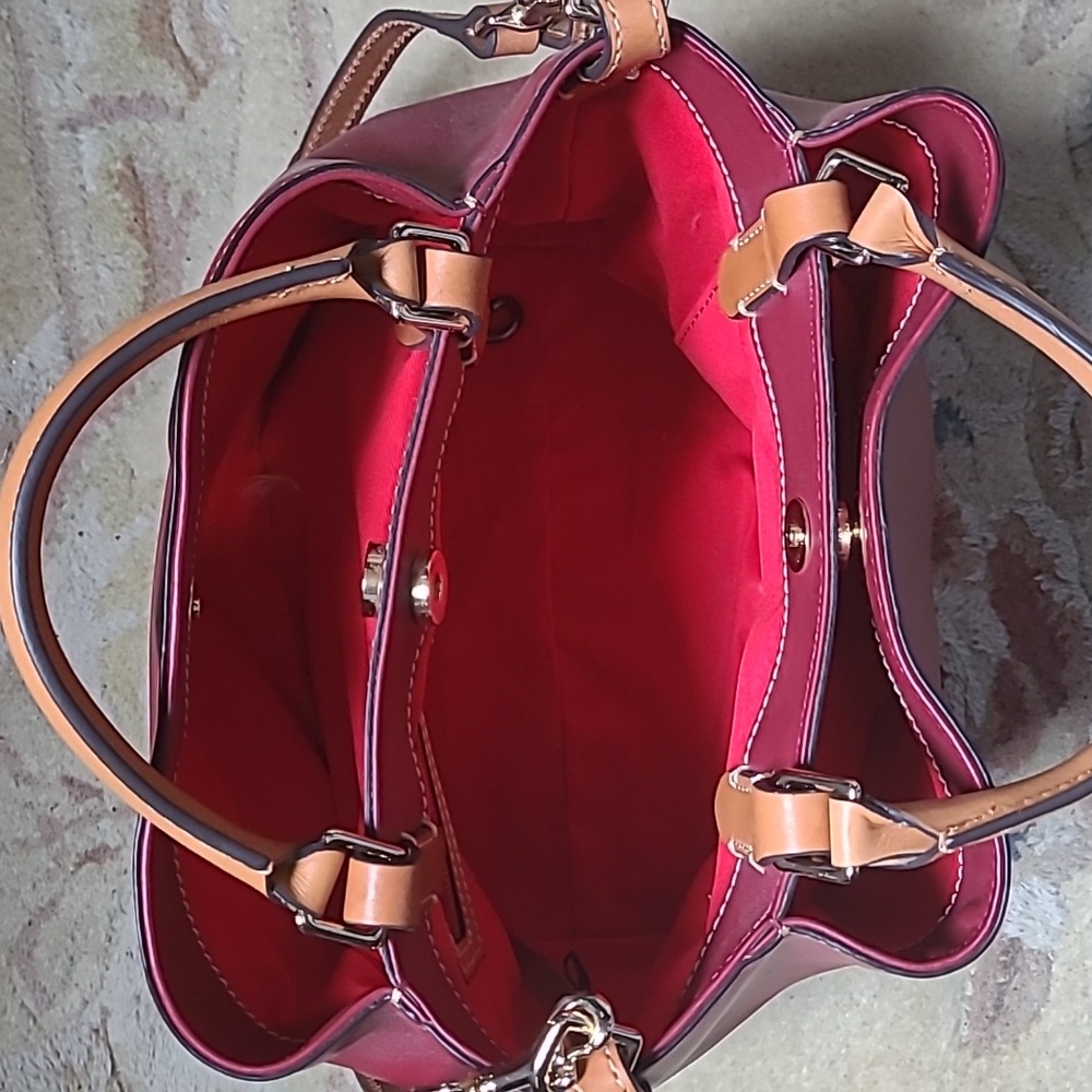 Dooney and Bourke small Berry Breanna satchel with crossbody strap - Picture 6 of 6